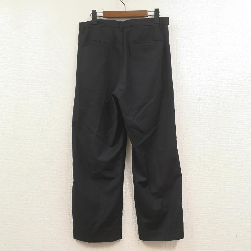 古着 USED パンツ スラックス A GEM/9 2020AW サイド ジップ ワイド スラックス パンツ AGN20-C09 L 黒 / ブラック / black メンズ USED 古着 中古 50167554