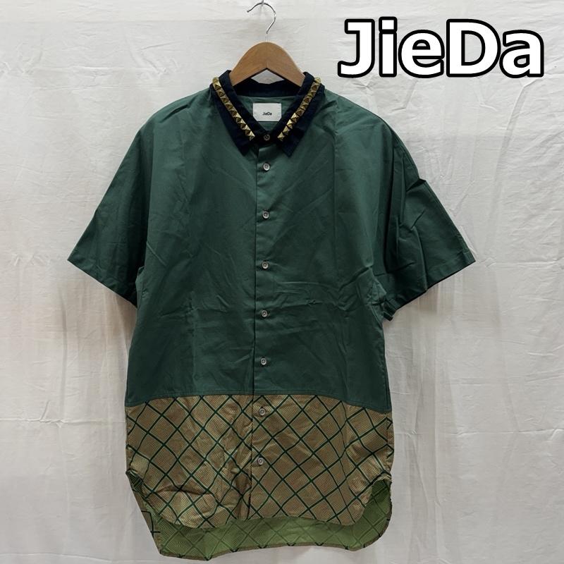 ジエダ Jieda シャツ、ブラウス 半袖 Jie-14S-T02 チェンジオーバーシャツ スタッズカラー 半袖 1 メンズ USED 古着 中古 50167560