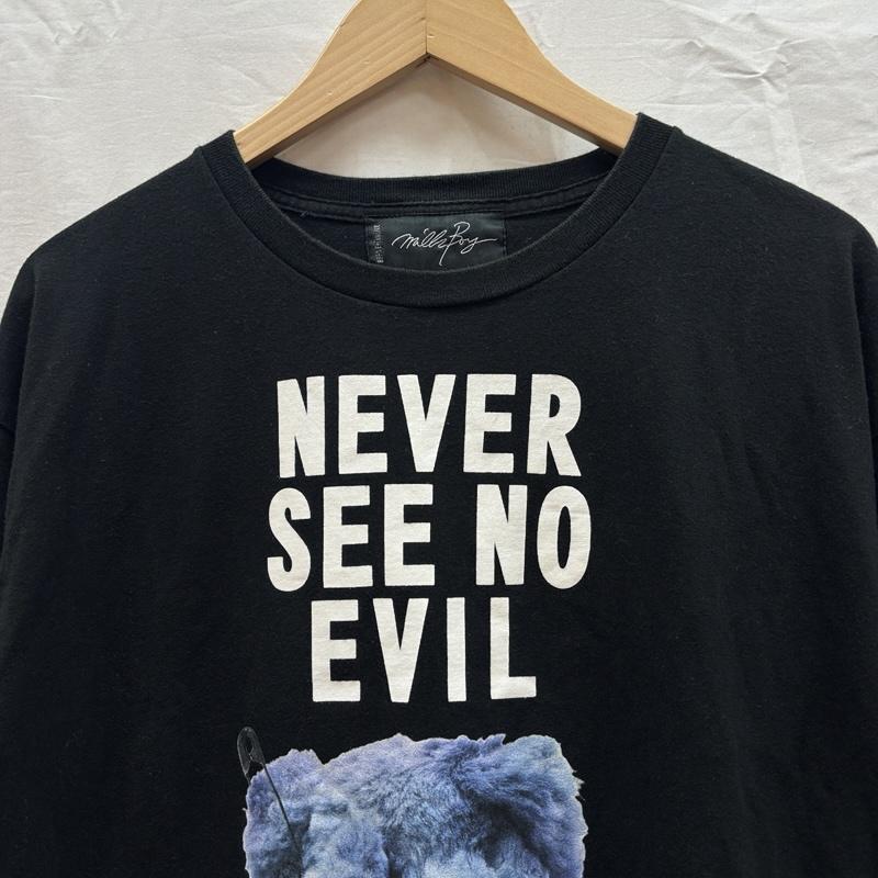 ミルクボーイ MILKBOY Tシャツ 半袖 SEE NO BEAR BIG TEE ベアー プリント オーバーサイズ Tシャツ - 黒 / ブラック / black レディース USED 古着 中古 50167562