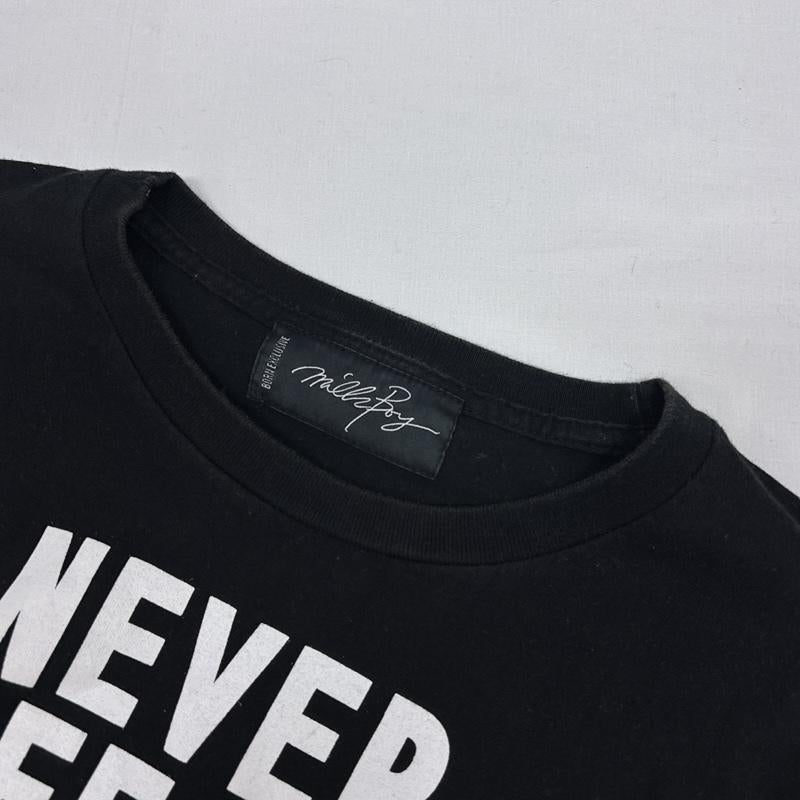 ミルクボーイ MILKBOY Tシャツ 半袖 SEE NO BEAR BIG TEE ベアー プリント オーバーサイズ Tシャツ - 黒 / ブラック / black レディース USED 古着 中古 50167562