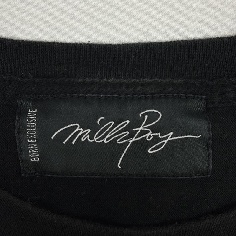 ミルクボーイ MILKBOY Tシャツ 半袖 SEE NO BEAR BIG TEE ベアー プリント オーバーサイズ Tシャツ - 黒 / ブラック / black レディース USED 古着 中古 50167562