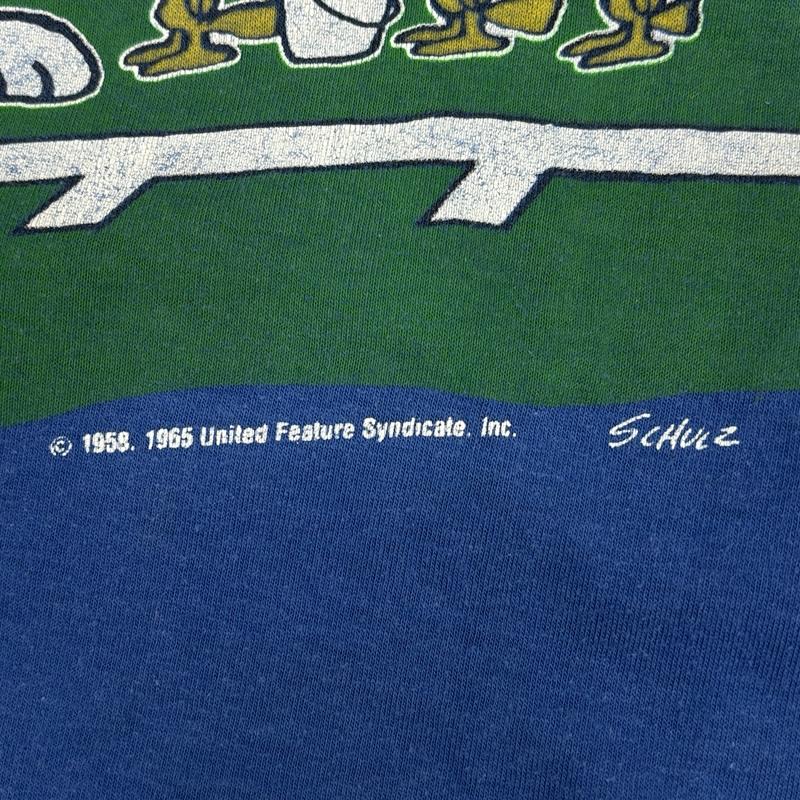 ヴィンテージ VINTAGE Tシャツ 半袖 70-80年代頃 スヌーピー HEAD COACH クルーネック 半袖 Tシャツ 70s 80s XL 青 / ブルー / blue メンズ USED 古着 中古 50167565