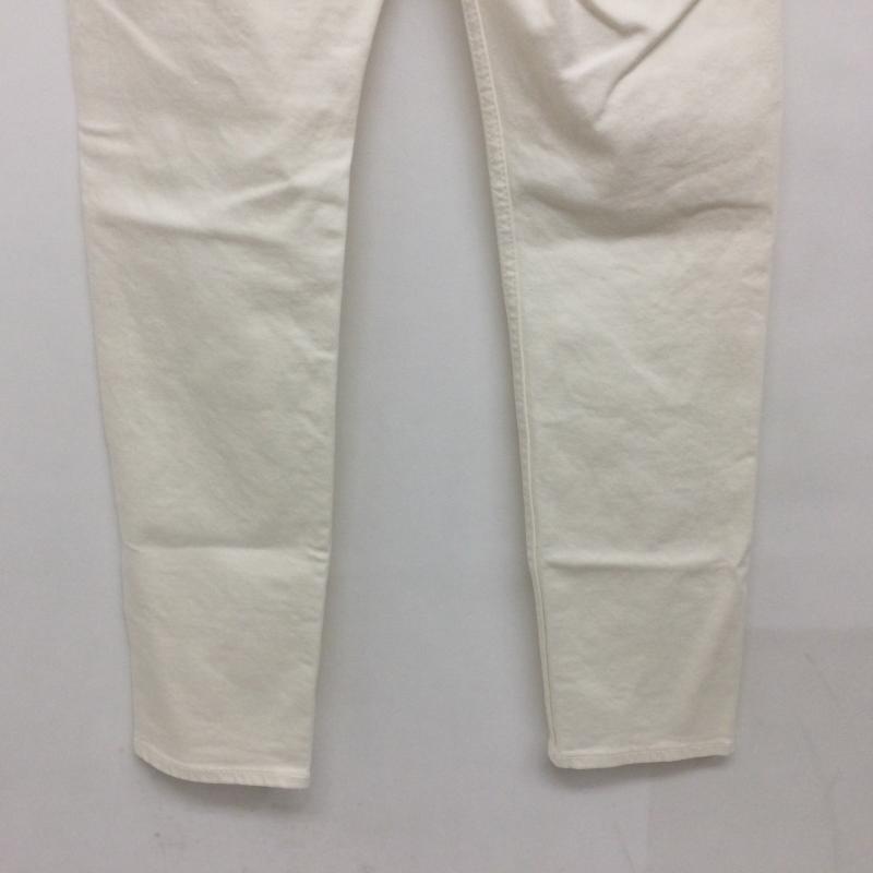 ヤヌーク YANUK パンツ デニム、ジーンズ VINCENT 57221011 ストレッチ ホワイトジーンズ スリムジーンズ 28インチ 無地 白 / ホワイト / white メンズ USED 古着 中古 50167601