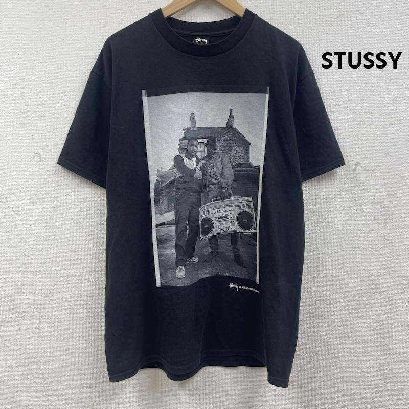 ステューシー STUSSY Tシャツ 半袖 00s Josh Cheuse コラボ 限定 フォト プリント Tシャツ カットソー L 黒 / ブラック / black メンズ USED 古着 中古 50167642