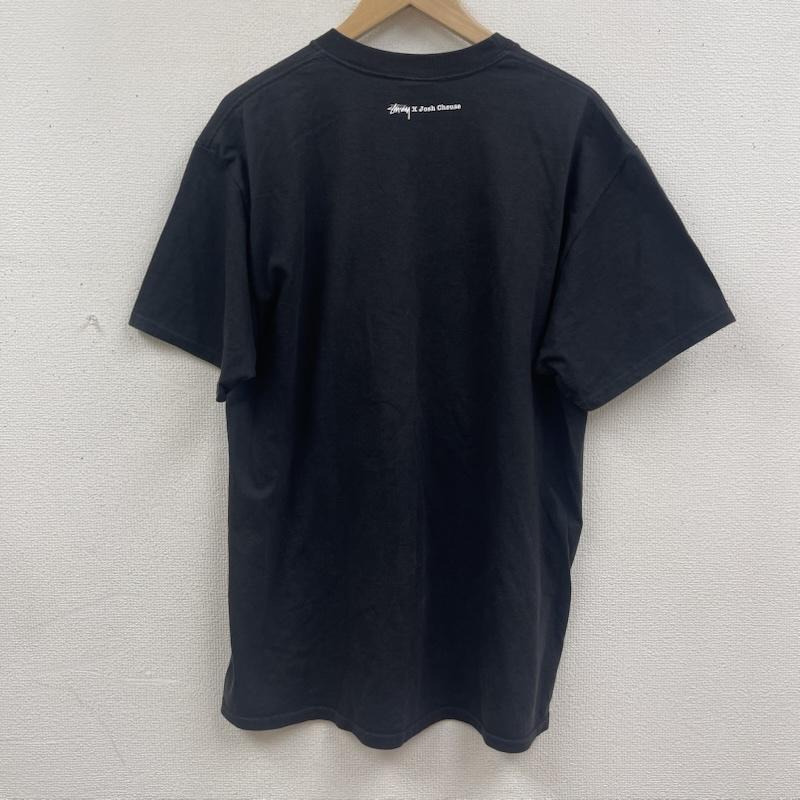 ステューシー STUSSY Tシャツ 半袖 00s Josh Cheuse コラボ 限定 フォト プリント Tシャツ カットソー L 黒 / ブラック / black メンズ USED 古着 中古 50167642