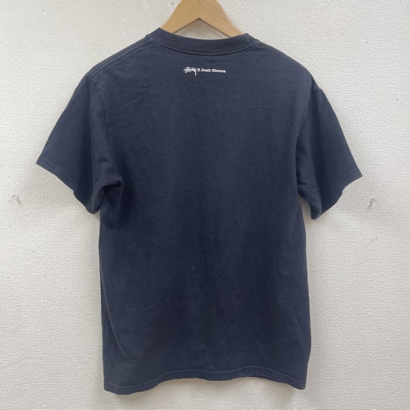 ステューシー STUSSY Tシャツ 半袖 00s メキシコ製 Josh Cheuse コラボ フォト プリント Tシャツ カットソー S 紺 / ネイビー / navy メンズ USED 古着 中古 50167644