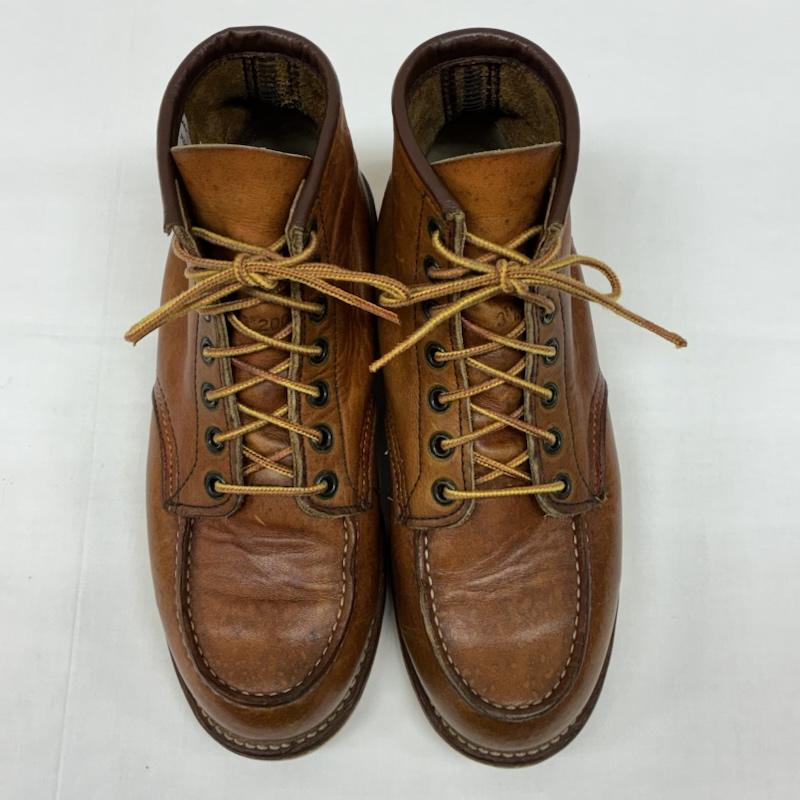 レッドウィング RED WING ブーツ ショートブーツ 90s 00s USA製 875 アイリッシュセッター モックトゥ レースアップ レザー ワーク ブーツ US：7 メンズ USED 古着 中古 50167648