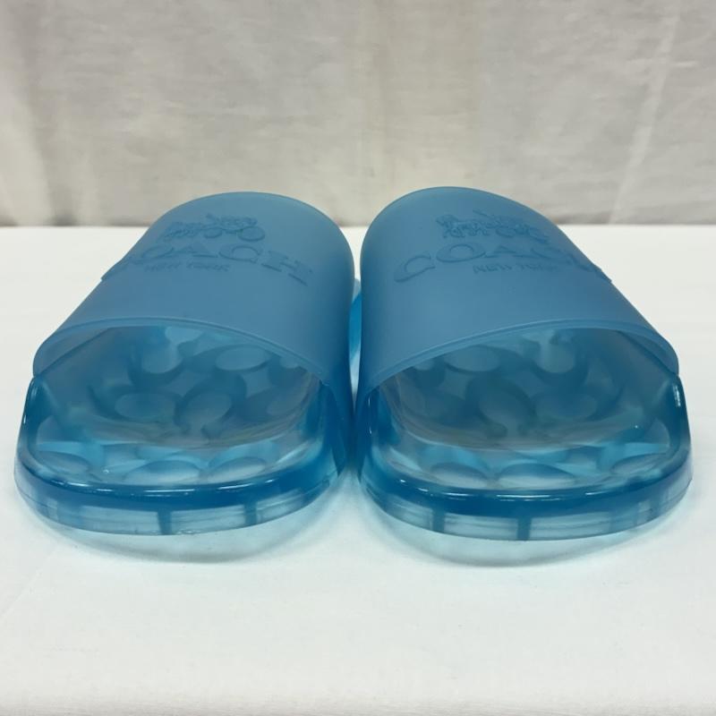 コーチ COACH サンダル サンダル ULYSSA RUBBER SLIDE クリア ラバー スライド サンダル C3068 23.0cm レディース USED 古着 中古 50167651
