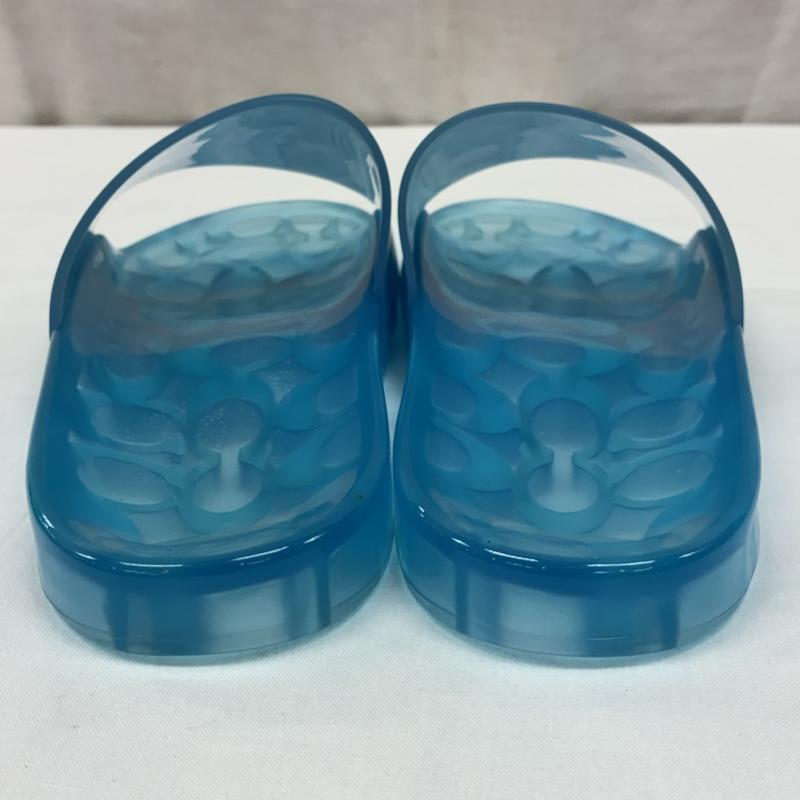 コーチ COACH サンダル サンダル ULYSSA RUBBER SLIDE クリア ラバー スライド サンダル C3068 23.0cm レディース USED 古着 中古 50167651