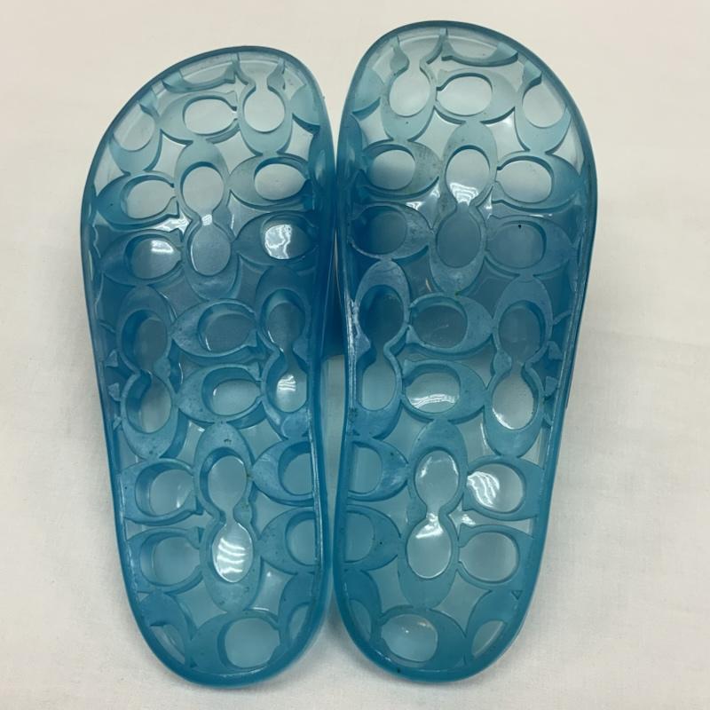 コーチ COACH サンダル サンダル ULYSSA RUBBER SLIDE クリア ラバー スライド サンダル C3068 23.0cm レディース USED 古着 中古 50167651