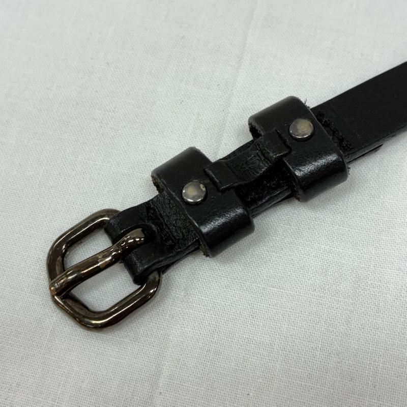 ディーゼル DIESEL ベルト・バックル ベルト ロゴ メタル パーツ レザー ナロー ベルト 90/36 アーカイブ - レディース USED 古着 中古 50167653