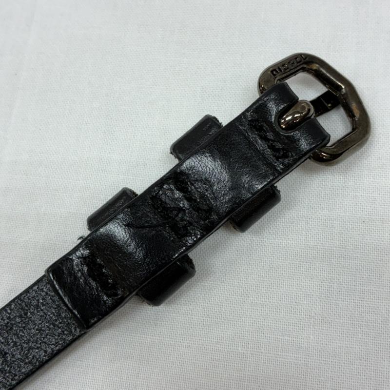 ディーゼル DIESEL ベルト・バックル ベルト ロゴ メタル パーツ レザー ナロー ベルト 90/36 アーカイブ - レディース USED 古着 中古 50167653