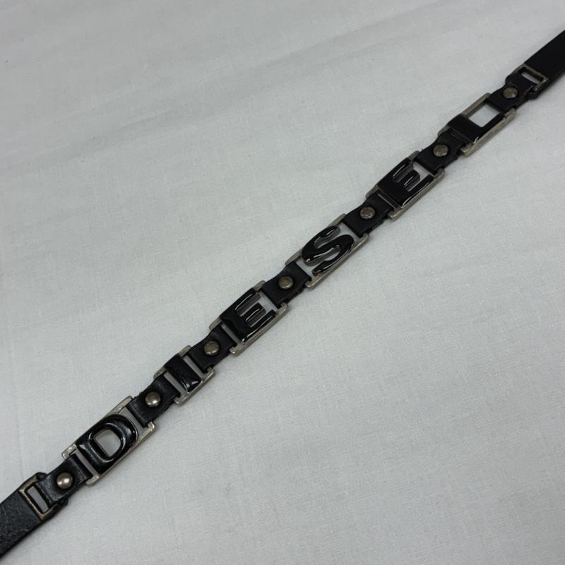 ディーゼル DIESEL ベルト・バックル ベルト ロゴ メタル パーツ レザー ナロー ベルト 90/36 アーカイブ - レディース USED 古着 中古 50167653
