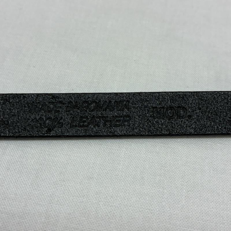 ディーゼル DIESEL ベルト・バックル ベルト ロゴ メタル パーツ レザー ナロー ベルト 90/36 アーカイブ - レディース USED 古着 中古 50167653