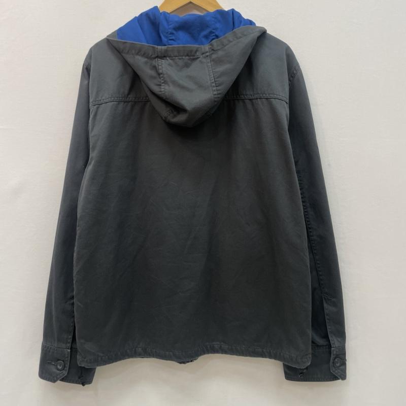 リーバイス Levi s ジャケット、上着 ジャケット、ブレザー デニム ジャケット パーカー 胸元 ジップポケット L 灰 / グレー / gray X 青 / ブルー / blue メンズ USED 古着 中古 50167655