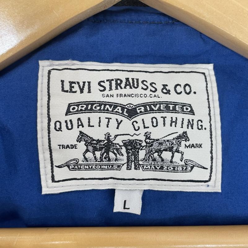 リーバイス Levi s ジャケット、上着 ジャケット、ブレザー デニム ジャケット パーカー 胸元 ジップポケット L 灰 / グレー / gray X 青 / ブルー / blue メンズ USED 古着 中古 50167655