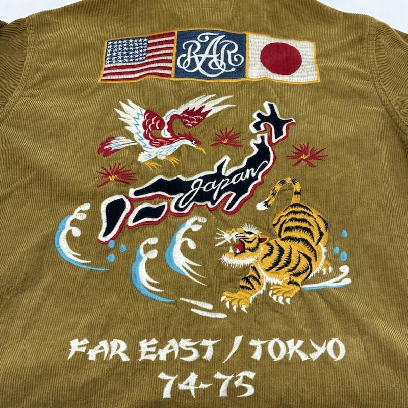ラフアンドラゲッド ROUGH and RUGGED シャツ、ブラウス 長袖 コーデュロイ 刺繍 スーベニア シャツ 1 メンズ USED 古着 中古 50167661
