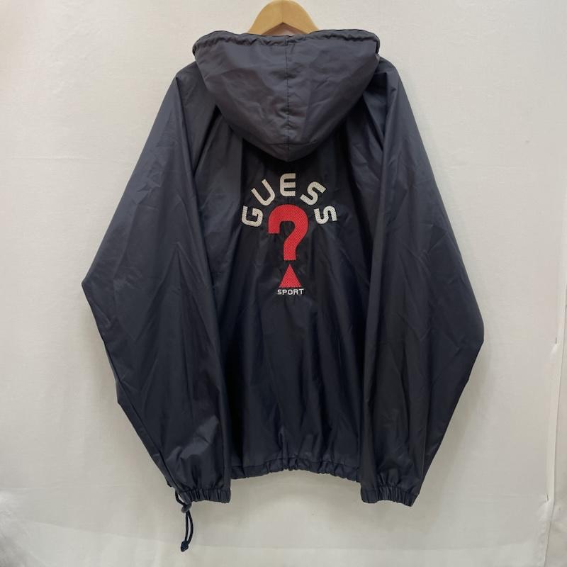 ゲス Guess ジャケット、上着 ジャケット、ブレザー 90s USA製 ゲス スポーツ ナイロン プルオーバー アノラック ジャケット XL 紺 / ネイビー / navy X 赤 / レッド / red メンズ USED 古着 中古 50167665