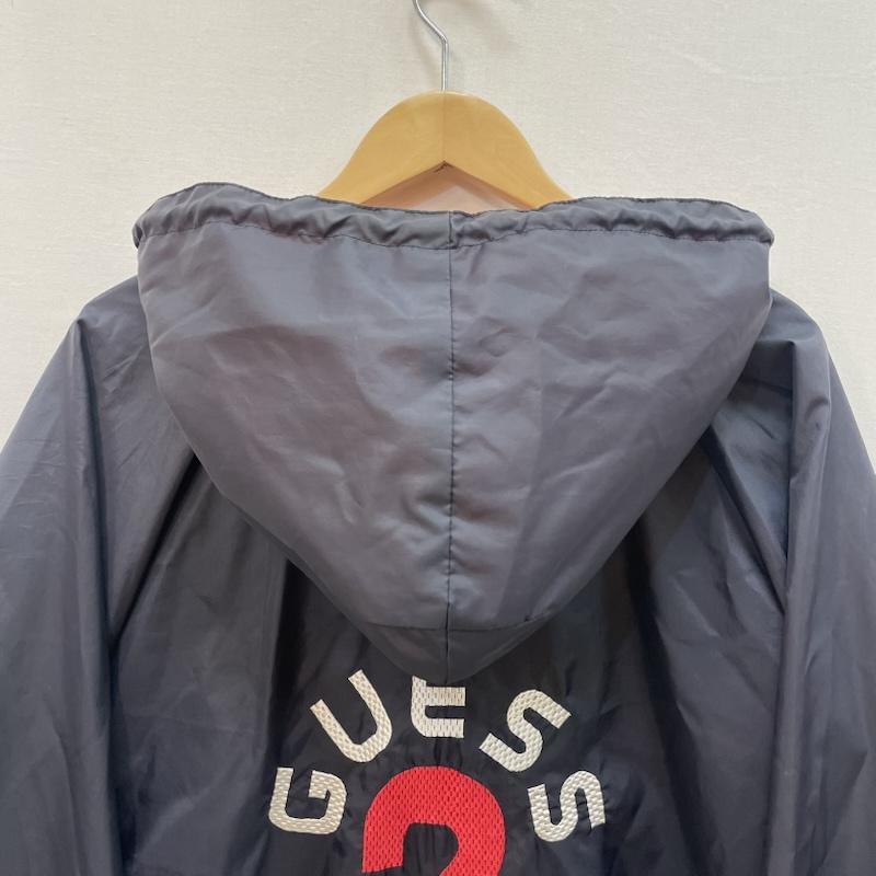 ゲス Guess ジャケット、上着 ジャケット、ブレザー 90s USA製 ゲス スポーツ ナイロン プルオーバー アノラック ジャケット XL 紺 / ネイビー / navy X 赤 / レッド / red メンズ USED 古着 中古 50167665
