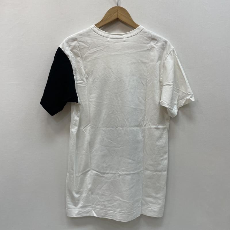 コムデギャルソン COMME des GARCONS Tシャツ 半袖 グラフィック プリント tシャツ ヘンリク トマシェフスキ L 白 / ホワイト / white X 黒 / ブラック / black メンズ USED 古着 中古 50167667