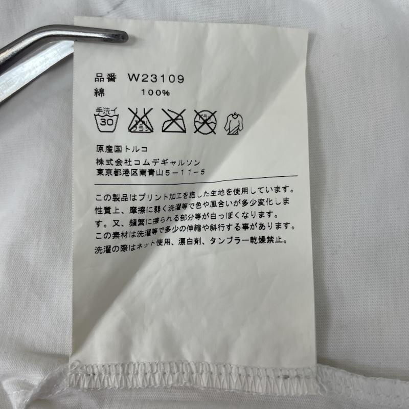 コムデギャルソン COMME des GARCONS Tシャツ 半袖 グラフィック プリント tシャツ ヘンリク トマシェフスキ L 白 / ホワイト / white X 黒 / ブラック / black メンズ USED 古着 中古 50167667