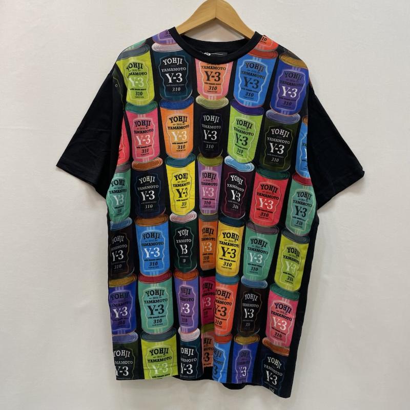 ワイスリー Y-3 Tシャツ 半袖 カラフル缶 総柄 プリント Tシャツ L マルチカラー / マルチカラー / multicolor メンズ USED 古着 中古 50167670