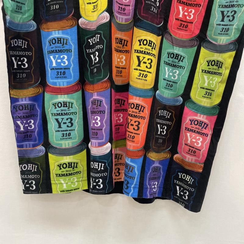 ワイスリー Y-3 Tシャツ 半袖 カラフル缶 総柄 プリント Tシャツ L マルチカラー / マルチカラー / multicolor メンズ USED 古着 中古 50167670