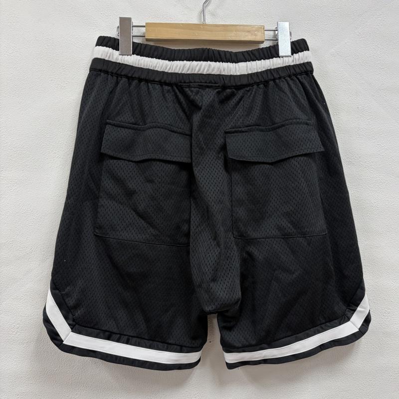 サプール SAPEUR パンツ ショートパンツ メッシュ バスケットボール ショーツ ハーフパンツ ストリート L 無地 黒 / ブラック / black X 白 / ホワイト / white メンズ USED 古着 中古 50167671