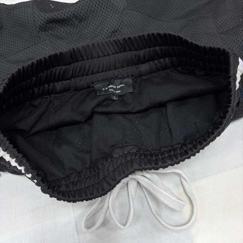 サプール SAPEUR パンツ ショートパンツ メッシュ バスケットボール ショーツ ハーフパンツ ストリート L 無地 黒 / ブラック / black X 白 / ホワイト / white メンズ USED 古着 中古 50167671