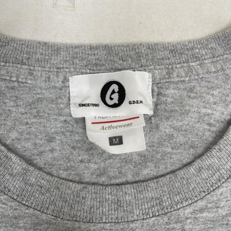 グッドイナフ GOODENOUGH Tシャツ 半袖 FRUIT OF THE LOOM コラボ フロントロゴ プリント Tシャツ M 灰 / グレー / gray メンズ USED 古着 中古 50167673