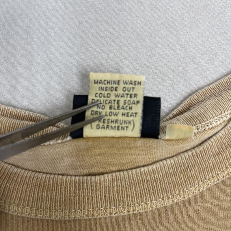 グラミチ GRAMICCI Tシャツ 半袖 90s USA製 ヴィンテージ グラフィック プリント Tシャツ M ベージュ / ベージュ / beige メンズ USED 古着 中古 50167677