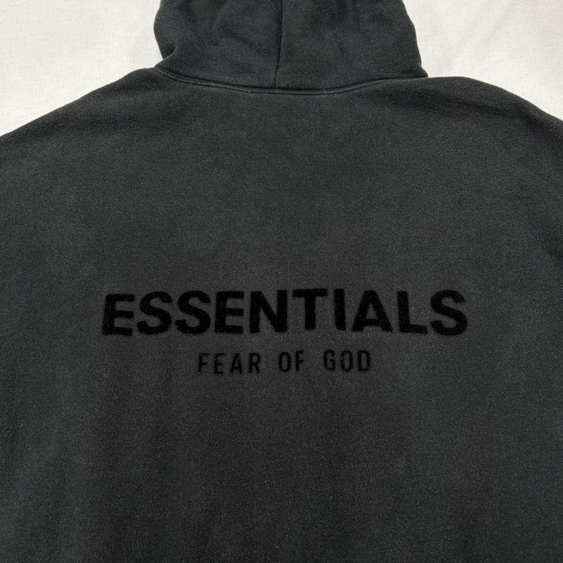 エフオージーエッセンシャルズ FOG ESSENTIALS パーカー 長袖 スウェット プルオーバー フーディー パーカー ロゴ M ロゴ、文字 黒 / ブラック / black メンズ USED 古着 中古 50167678