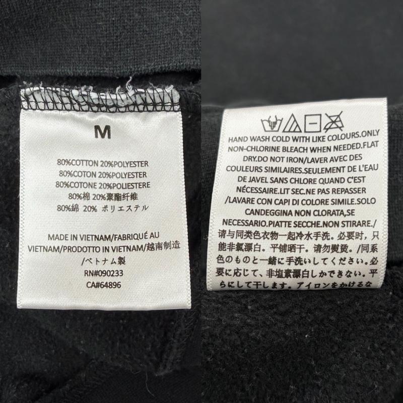 エフオージーエッセンシャルズ FOG ESSENTIALS パーカー 長袖 スウェット プルオーバー フーディー パーカー ロゴ M ロゴ、文字 黒 / ブラック / black メンズ USED 古着 中古 50167678
