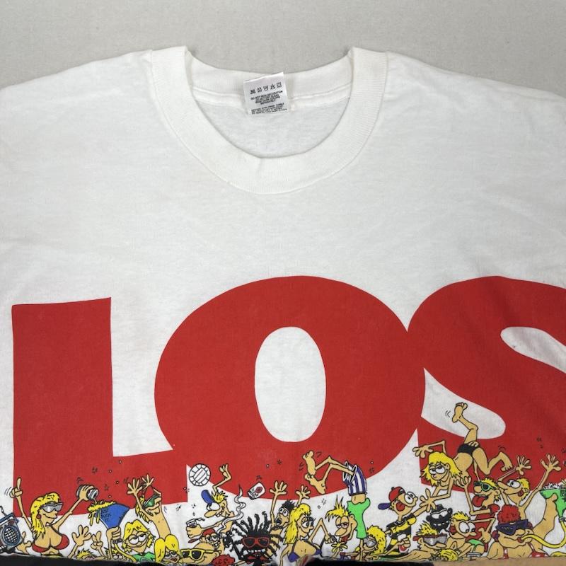 フルーツオブザルーム FRUIT OF THE LOOM Tシャツ 半袖 80s 90s USA製 ヴィンテージ スーベニア プリント Tシャツ カットソー L 白 / ホワイト / white メンズ USED 古着 中古 50167680