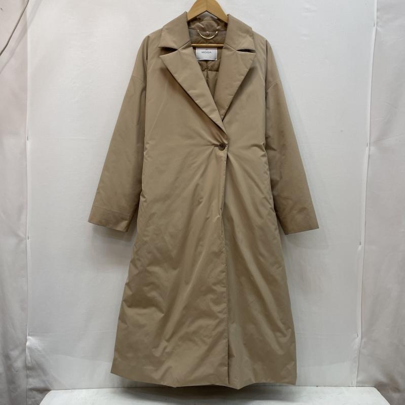 モガ MOGA コート コート一般 パデットコート ロング丈 ダウン ライナー - ベージュ / ベージュ / beige レディース USED 古着 中古 50167681