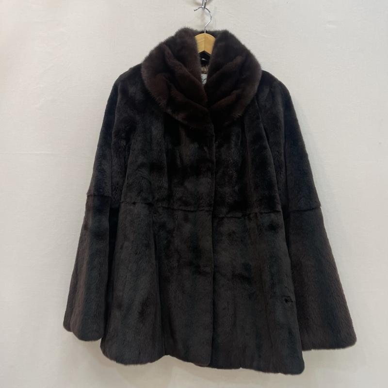 ヴィンテージ VINTAGE コート 毛皮、ファー リアル ファー ショールカラー ミンク ウィーゼル 11号 茶 / ブラウン / brown レディース USED 古着 中古 50167687