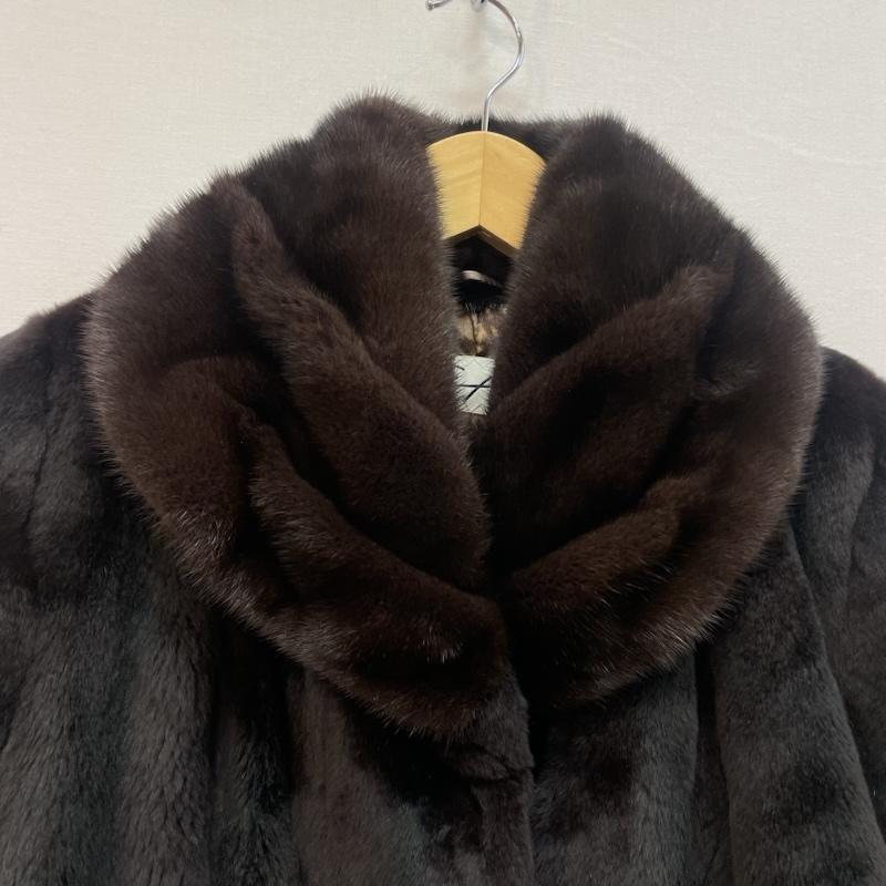ヴィンテージ VINTAGE コート 毛皮、ファー リアル ファー ショールカラー ミンク ウィーゼル 11号 茶 / ブラウン / brown レディース USED 古着 中古 50167687