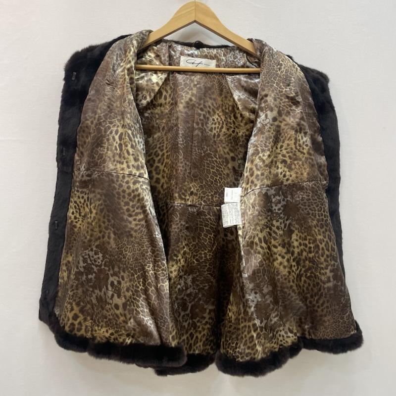 ヴィンテージ VINTAGE コート 毛皮、ファー リアル ファー ショールカラー ミンク ウィーゼル 11号 茶 / ブラウン / brown レディース USED 古着 中古 50167687