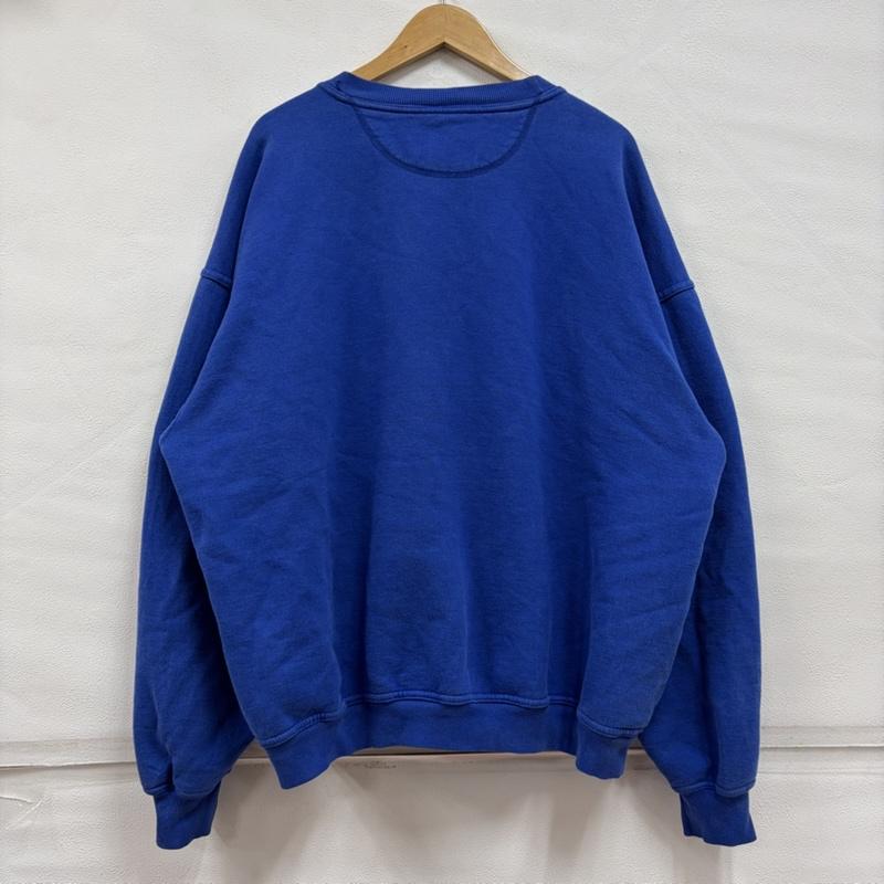 ラッセルアスレティック Russell Athletic トレーナー 長袖 90s 00s PLUMA プルマ クルーネック スウェット トレーナー 無地 ヴィンテージ フェード XXL 無地 青 / ブルー / blue メンズ USED 古着 中古 50167689