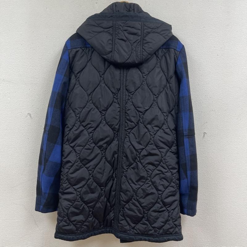 ディーゼル ブラック ゴールド DIESEL BLACK GOLD ジャケット、上着 ジャンパー、ブルゾン Jethron Jacket バッファローチェック柄 ダブルライダース ジャケット 46 青 / ブルー / blue メンズ USED 古着 中古 50167693