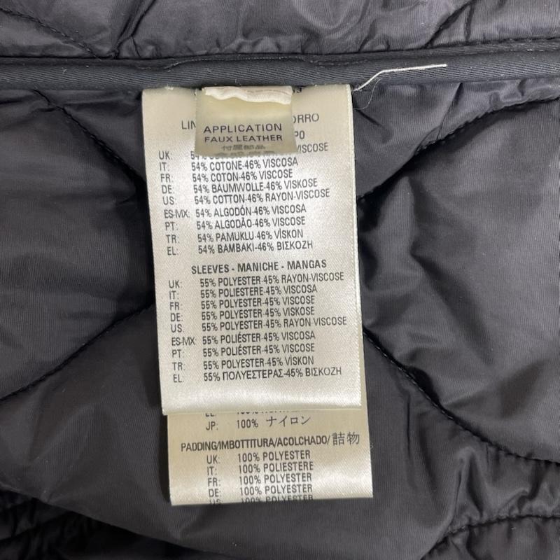 ディーゼル ブラック ゴールド DIESEL BLACK GOLD ジャケット、上着 ジャンパー、ブルゾン Jethron Jacket バッファローチェック柄 ダブルライダース ジャケット 46 青 / ブルー / blue メンズ USED 古着 中古 50167693