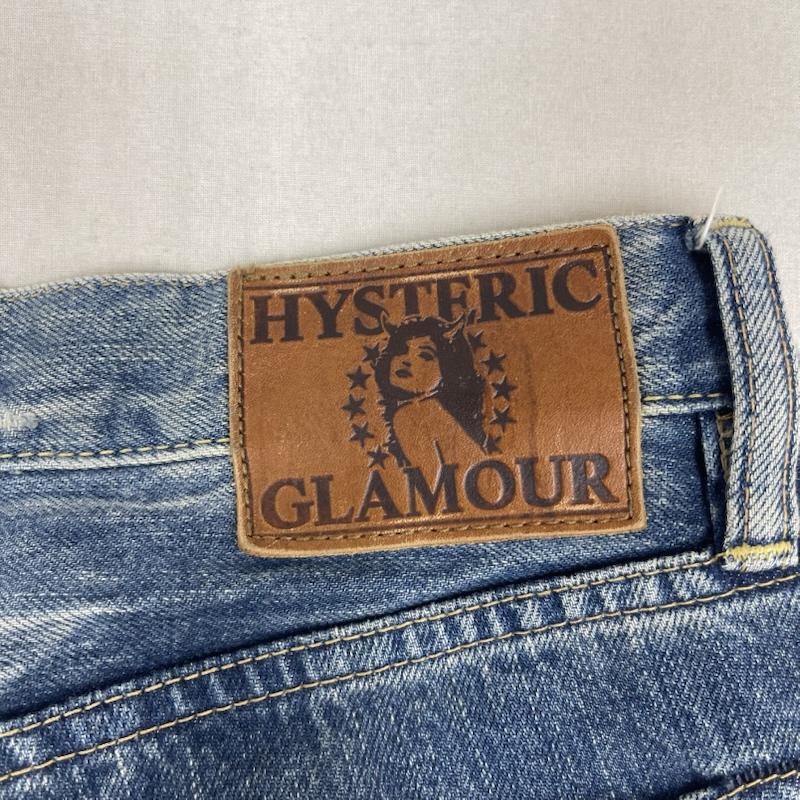 ヒステリックグラマー HYSTERIC GLAMOUR パンツ デニム、ジーンズ SP CLASH加工 ダメージ スタッズ デニム パンツ 0203AP04 28インチ インディゴ / インディゴ / Indigo メンズ USED 古着 中古 50167696