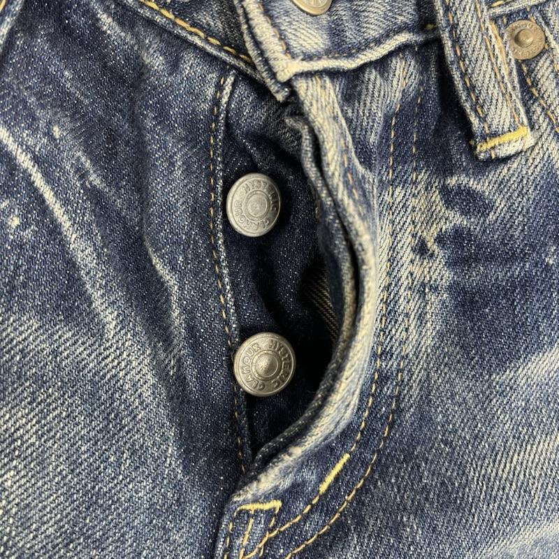 ヒステリックグラマー HYSTERIC GLAMOUR パンツ デニム、ジーンズ SP CLASH加工 ダメージ スタッズ デニム パンツ 0203AP04 28インチ インディゴ / インディゴ / Indigo メンズ USED 古着 中古 50167696