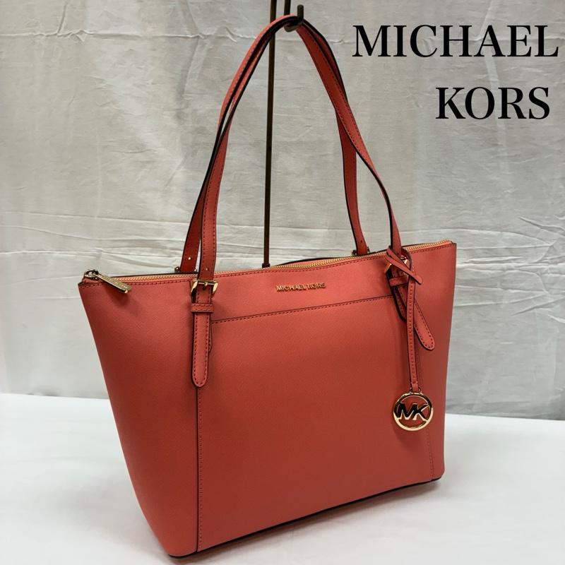 マイケルコース MICHAEL KORS トートバッグ トートバッグ シアラ ジップトップ トートバッグ ゴールド金具 MKロゴチャーム A4収納 肩掛け 手提げ - レディース USED 古着 中古 50167698