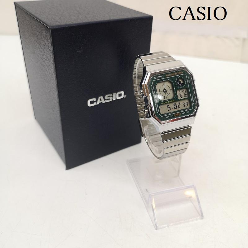 カシオ CASIO 腕時計 アナログ（クォーツ式） 腕時計 チープカシオ スタンダード デジタル ヴィンテージ A130WE - 銀 / シルバー / silver color メンズ USED 古着 中古 50167702