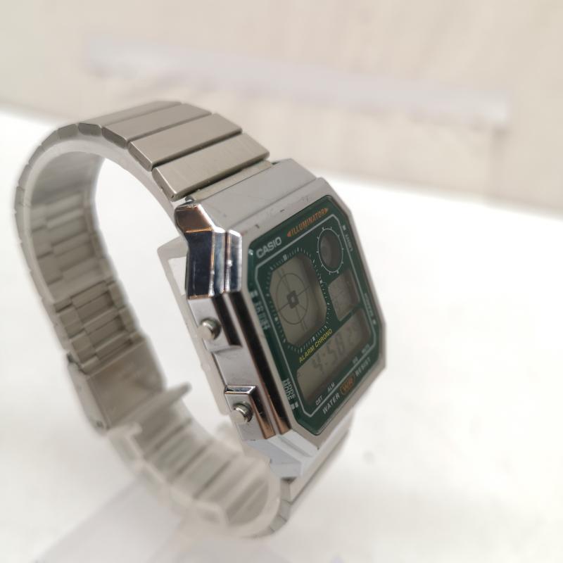 カシオ CASIO 腕時計 アナログ（クォーツ式） 腕時計 チープカシオ スタンダード デジタル ヴィンテージ A130WE - 銀 / シルバー / silver color メンズ USED 古着 中古 50167702