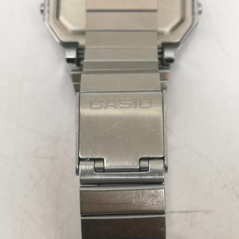 カシオ CASIO 腕時計 アナログ（クォーツ式） 腕時計 チープカシオ スタンダード デジタル ヴィンテージ A130WE - 銀 / シルバー / silver color メンズ USED 古着 中古 50167702
