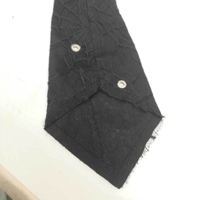 古着 USED ネクタイ ネクタイ パンク ゴシック調 ネクタイ 安全ピン付き - 黒 / ブラック / black メンズ USED 古着 中古 50167703