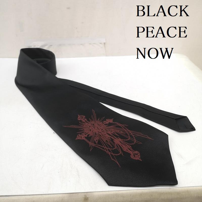 ブラックピースナウ BLACKPEACENOW ネクタイ ネクタイ B.P.N クロス ネクタイ - 黒 / ブラック / black レディース USED 古着 中古 50167704