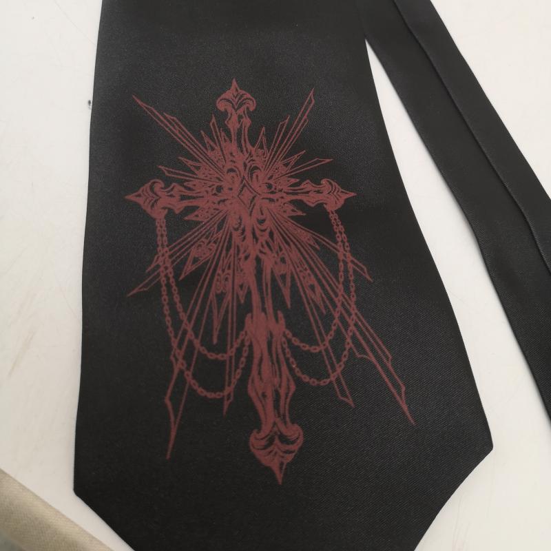 ブラックピースナウ BLACKPEACENOW ネクタイ ネクタイ B.P.N クロス ネクタイ - 黒 / ブラック / black レディース USED 古着 中古 50167704